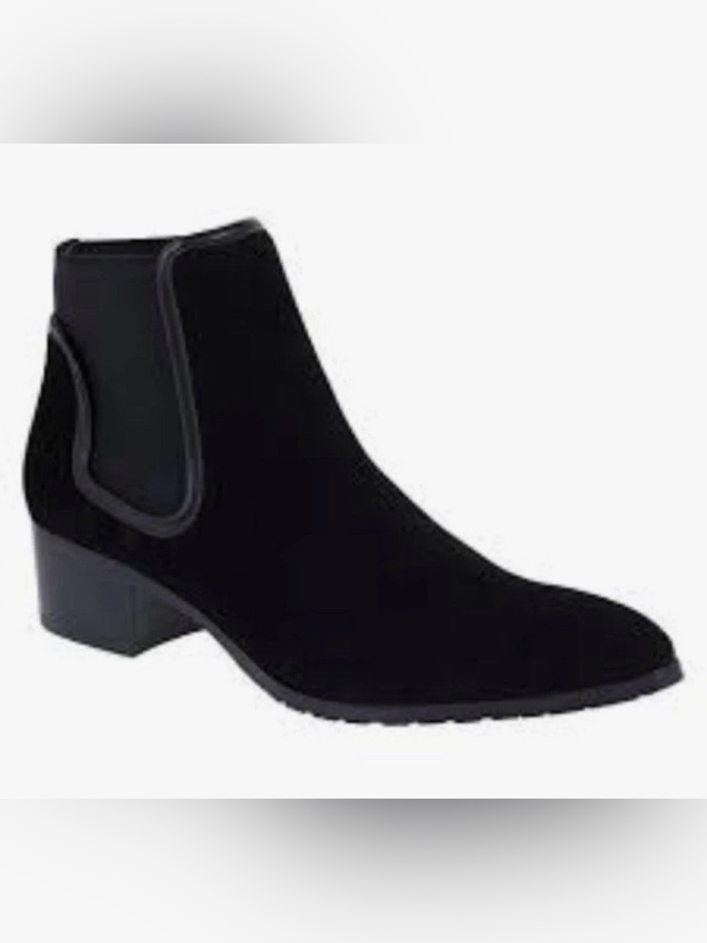 Donald J. Pliner Dyla Pointed Toe Suede Black Ankle Booties - 7